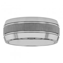 Polished Finish Beveled Edge Men