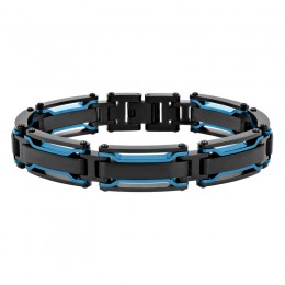 Black and Blue Link Men