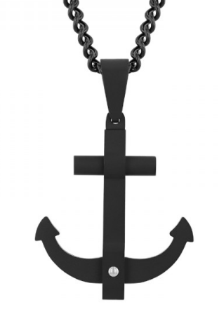 men's anchor pendant