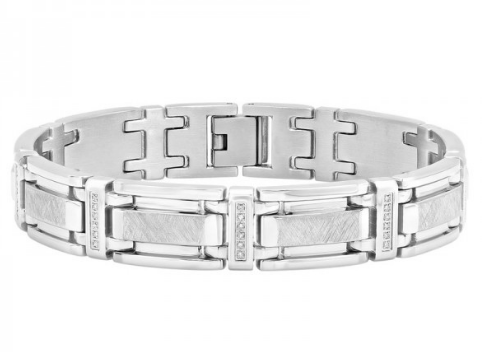 men's stainless steel link bracelet