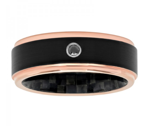 Men's Stainless Steel Wedding Band Custom