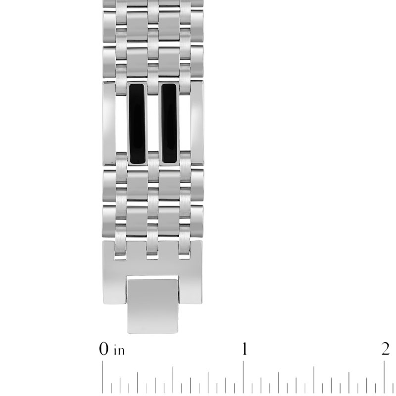 1/4 CTW Men's Stainless Steel Bracelet w/ Diamonds - TS8476